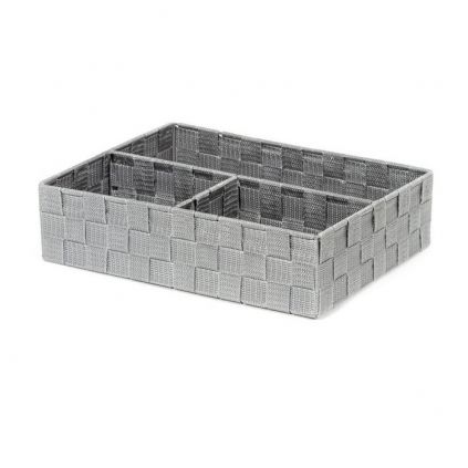 Organizér Compactor TEX 32 x 25 x 8 cm, 3 díly, šedá