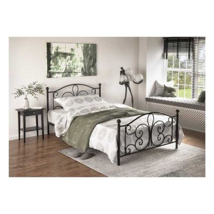 52572 postel adaline 90 x 200 cm cerna
