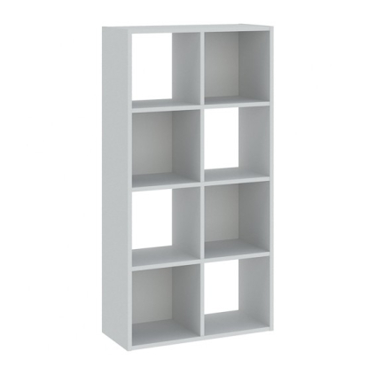 Regál Sinde 2x4, bílá