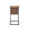 Odkládací stolek Compact, dub zlatý / černá