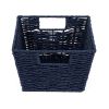 Pletený košík Compactor 31 x 24 x 14 cm, černá