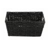 Pletený košík Compactor 31 x 24 x 14 cm, černá