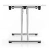 Skládací stůl 160 x 80 cm, světle šedá