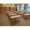 Školní lavice Denis - vel. 4, oranžová - ral 2004