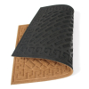 Textilní čisticí rohož Bricks Deco 45 x 75 x 1 cm, hnědá