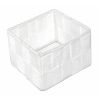 Úložný organizér Compactor TEX 12 x 12 x 7 cm, bílá