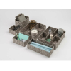 Úložný organizér Compactor TEX 30 x 12 x 7 cm, hnědá