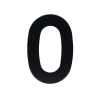 Domovní číslo "0", RN.95L, černá