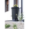 Sud na dešťovou vodu, průměr 64,8 cm, 210 l, černá