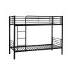 45389 9 postel bunky 90 x 200 cm patrova cerna