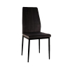 45623 2 jidelni zidle atom velvet cerna