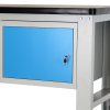 Dílenský stůl Solid MDF-41, 150 cm, 2 závěsné boxy, černá