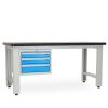 Dílenský stůl Solid MDF-30, 180 cm, závěsný box, černá