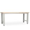 Dílenský stůl Solid OAK-00, 210 cm, dub