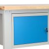 Dílenský stůl Solid OAK-11, 210 cm, 2 závěsné boxy, dub
