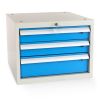 Dílenský stůl Solid MDF-03, 210 cm, závěsný box, černá