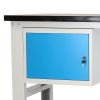 Dílenský stůl Solid MDF-10, 210 cm, závěsný box, černá