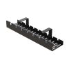50014 3 kabelovy organizer pro stoly officetech cerna
