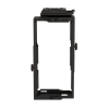 50023 6 drzak na pc pro stoly officetech cerna