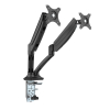 50029 12 drzak na 2 monitory pro stoly officetech cerna