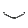 50029 14 drzak na 2 monitory pro stoly officetech cerna