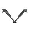 50029 6 drzak na 2 monitory pro stoly officetech cerna