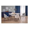52728 12 jidelni stul webster 140 cm mramor cerna