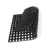 Gumová čisticí rohož Honeycomb 50 x 80 x 2,2 cm, černá