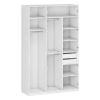 52203 korpus skrine unity 150 cm satni bila