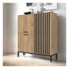 52485 komoda grata ii dub kraft cerna