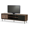 52509 3 tv stolek stuga orech cerna