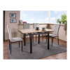 54003 5 jidelni stul byrne ctverec dub artisan cerna