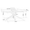54090 7 jidelni stul hull dub cerna