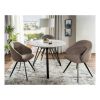 53790 2 jidelni stul tetis prumer 100 cm mramor cerna