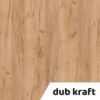 Výškově nastavitelný stůl OfficeTech Strong 240 x 80 cm, bílá podnož, dub kraft