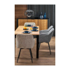 Jídelní židle Reya, šedá