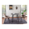 Jídelní stůl Rion - průměr 90 cm, černá