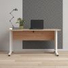 Kancelářský stůl Modulo 150 x 80 cm, dub sonoma / bílá