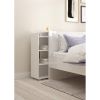 Úložné čelo postele Simplicity II 165 cm, bílý lesk