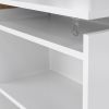 Úložné čelo postele Simplicity II 165 cm, bílý lesk