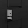 Komoda Simplicity 121 x 50 x 91 cm, černý mat