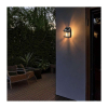 LED solární nástěnné světlo WL918, černá