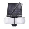 LED solární světlo se senzorem WO772, černá