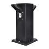 Zahradní sloupek 230V 2Z - PG11, černá