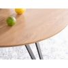 Jídelní stůl Tetis, průměr 100 cm, dub / černá